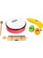 Nınoset8 Kids Mixed Rhythm Set (Banana,2 Egg-Shaker, Hand Drum, Tone Barup) 1