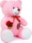 Peluşçu Dayı 75 cm Elinde Gül Tutan Iyi Ki Varsın Tahtalı Sevimli Ayıcık 1