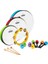 Nınoset9 Kids Mixed Rhythm Set (Maracas, 4 Egg-Shaker, 2 Hand Drums, Tambourine, Headed Tambourine) 1