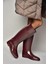 T858712109 Bordo Yağmur Çizmesi 1