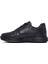Erkek Lacivert Bağcıklı Deri Casual Sneaker 24WFD6768FT 2