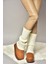 T918548102 Taba/bej Süet Triko Detaylı Kadın Bot 2