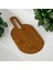 33-15 cm Bambu Oval Kesim Tahtası Bambu Sunum Tahtası Ahşap Sunum Tahtası 1