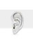 Yuvarlak Yeşil Garnetli Halka Piercing, 10 mm , 1.2 Mm, 14K Sarı-Beyaz-Kırmızı Altın | LC00050G 3