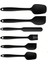 6'lı Sert Uçlu Silikon Kaşık,spatula,fırça Seti I Yanmaz Yapışmaz Pasta Yumurta Spatula Mutfak Seti 1
