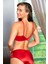 Saten Toparlayıcı Minimizer Sütyen ve Yüksek Bel Slip Külot Takım Kırmızı (BRF31521) 3