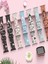 Apple Watch 6 7 8 9 10 Se Ultra Uyumlu 44 45 46 49MM Lazer Kesim Desenli Çift Renkli Silikon Kordon 4
