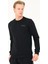 %100 Pamuk Erkek Regular Fit Siyah Sweatshirt 2