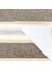 Kare Pvc Masa Örtüsü - Antrasit - 140X140 cm 3