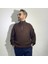 Yarım Fermuarlı Oversize Erkek Triko Kazak 4