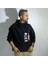 Patchli Oversize Erkek Hoodie 1