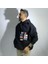 Patchli Oversize Erkek Hoodie 5