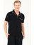 Erkek Regular Fit Kısa Kollu Polo Siyah 1