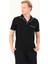 Erkek Regular Fit Kısa Kollu Polo Siyah 2