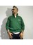 Nakış Detaylı Yarım Fermuar Oversize Erkek Sweatshirt 1