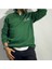 Nakış Detaylı Yarım Fermuar Oversize Erkek Sweatshirt 5