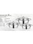 Vision 6 Parça Omlet Set 16-18-20 cm 1