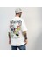 Skull Baskılı Oversize Erkek T-Shirt 1