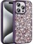 Apple iPhone 15 Pro Max Kılıf Parlak Taşlı Tasarım Zore Linea Diamond Kapak 1