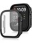Apple Watch 6 7 8 9 40MM 41MM Uyumlu Rubber Kasa Ekran Koruyucu 360 Kılıf Kapak 1