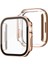 Apple Watch 6 7 8 9 40MM 41MM Uyumlu Rubber Kasa Ekran Koruyucu 360 Kılıf Kapak 2
