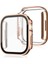 Apple Watch 6 7 8 9 40MM 41MM Uyumlu Rubber Kasa Ekran Koruyucu 360 Kılıf Kapak 3