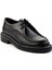 Siyah Floter Hakiki Deri Erkek Casual Ayakkabı E01600620840 3
