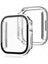Apple Watch 6 7 8 9 40MM 41MM Uyumlu Rubber Kasa Ekran Koruyucu 360 Kılıf Kapak 1