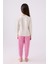 Kız Çocuk Krem Pijama Takım 50299861-VR071 4