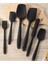 6lı Takım Yanmaz Üst Kalite Yapışmaz Mutfak Pasta Slikon Yumurta Fırçası Kaşık Bıçak Spatula Seti 1