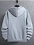 Unisex Kapüşonlu Gri Fermuarlı Sweatshirt - Spor ve Günlük Tarza Uygun Pamuklu Nefes Alan Kumaş 2