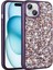 Apple iPhone 15 Kılıf Parlak Taşlı Tasarım Zore Linea Diamond Kapak 1