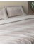 Adelya King Size %100 Pamuk Madame Coco Crep Baskılı Nevresim Takımı - Bej 8