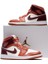 Air Jordan 1 Mıd Kahverengi Unısex Boğazlı Sneaker Ayakkabı BQ6472-200 2