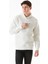 3 Iplik Yazı Baskılı Kapüşonlu Sweatshirt 1