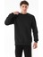 3 Iplik Be Ready Yazı Kabartmalı Bisiklet Yaka Sweatshirt 2