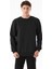 3 Iplik Be Ready Yazı Kabartmalı Bisiklet Yaka Sweatshirt 3