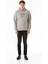 3 Iplik Yazı ve Kuş Baskılı Kapüşonlu Sweatshirt 3