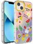 Apple iPhone 13 Kılıf Kamera Korumalı Renkli Desenli Sert Silikon Zore Korn Kapak 1