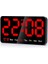 Dijital Duvar Saati, 9 Inç LED Dijital Saat (Kırmızı) (Yurt Dışından) 1