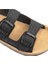 Yuna Anatomik Taban Unisex Terlik - Nubuk Siyah - 37 4