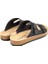 Yuna Anatomik Taban Unisex Terlik - Nubuk Siyah - 37 5