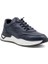 1003 Erkek Deri Sneaker Ayakkabı - Lacivert - 42 3