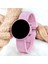 Toz Pembe Renk LED Watch Dijital Bayan Yetişkin Kız Çocuk Kol Silikon Saati ST-303479 2