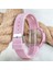 Toz Pembe Renk LED Watch Dijital Bayan Yetişkin Kız Çocuk Kol Silikon Saati ST-303479 3