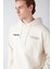 Solar Erkek Içi Polarlı Metaverse Baskılı Kapüşonlu Kordonlu Vanilya Sweatshirt 3