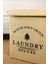 Laundry Baskılı Kapaklı Jüt Çamaşır Kirli Kıyafet Kutusu Büyük Boy 30 x 40 x 50 1