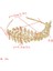 Altın Tarzı Moda Yunanistan Altın Gümüş Kaplama Alaşım Taç Yaprak Şekilli Kızlar Gelin Taç Düğün Saç Takı (Yurt Dışından) 3