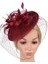 No.1 Boyutu 2020 Kadın Fascinator Şapka Tüy Gaze Mesh Net Saç Tokası Başlık Parti Düğün Bayan Mini Kadın Vintage Tül Şapka (Yurt Dışından) 2