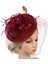 No.3 Boyutu 2020 Kadın Fascinator Şapka Tüy Gaze Mesh Net Saç Tokası Başlık Parti Düğün Bayan Mini Kadın Vintage Tül Şapka (Yurt Dışından) 3